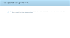 Desktop Screenshot of amalgamations-group.com