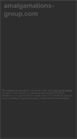 Mobile Screenshot of amalgamations-group.com